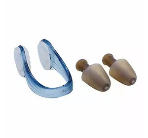 Беруши для плавания и зажим для носа в футляре HN-2 FDSO   Синий (60508045)