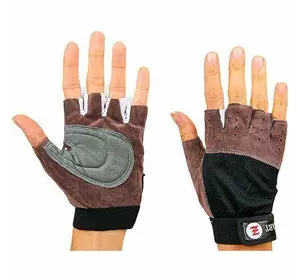 Перчатки для фитнеса женские BC-3544 Zelart  S Черный (07363023)