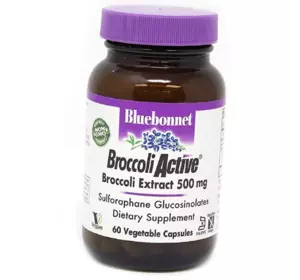 Экстракт цельного растения брокколи, Broccoli Active, Bluebonnet Nutrition  60вегкапс (71393020)