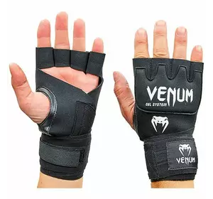 Перчатки с бинтом внутренние Kontact Gel VN0181 Venum   Черный (37470001)