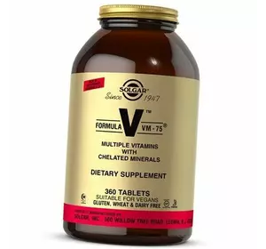 Комплекс Витаминов, Formula VM-75 Tabs, Solgar  360таб (36313168)