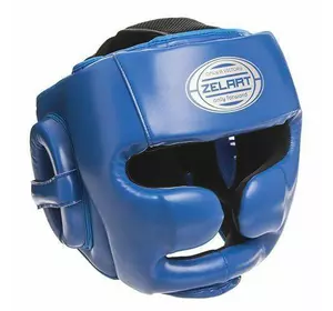 Шлем боксерский с полной защитой BO-1367 Zelart  M Сине-серебряный (37363091)