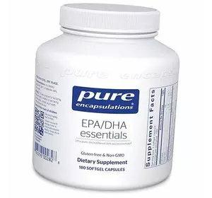 Омега ЕПК ДГК, EPA/DHA Essentials, Pure Encapsulations  180гелкапс (67361003)