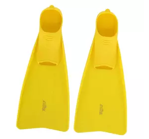Ласты для тренировок в бассейне короткие с закрытой пяткой PL-8967   XS Желтый (60437060)