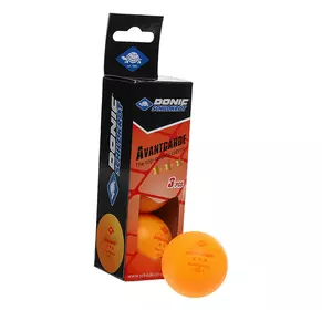 Набор мячей для настольного тенниса Donic MT-608338    Оранжевый 3шт (60508520)