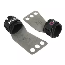 Гимнастические накладки перчатки для турника 3 Hole Carbon Hand Grips D-15 Ezous  L Черный (35636015)