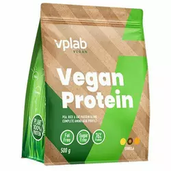 Протеин Веганский, Vegan Protein, VP laboratory  500г Ваниль (29099010)