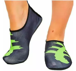 Обувь Skin Shoes для спорта и йоги PL-0419   S Черно-салатовый (60508059)