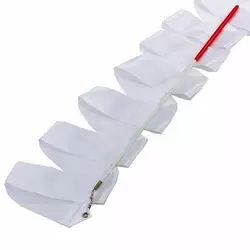 Лента для гимнастики с палочкой C-3249   3,3м Белый (60506004)