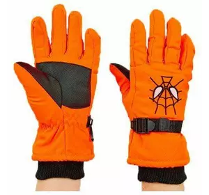 Перчатки горнолыжные детские Spiderman C-6572   M/L Оранжевый (07508013)