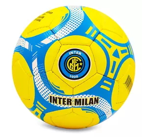 Мяч футбольный Inter Milan FB-6680 Ballonstar  №5 Желто-синий (57566057)