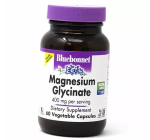 Магний Глицинат, Magnesium Glycinate, Bluebonnet Nutrition  60вегкапс (36393107)