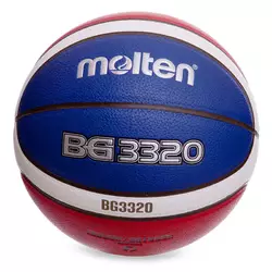 Мяч баскетбольный Composite Leather B7G3320   №7 Оранжево-синий (57483049)