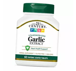 Экстракт Чеснока, Garlic Extract, 21st Century  60таб (71440010)