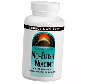 Ниацин, No-Flush Niacin, Source Naturals  60таб (36355086)