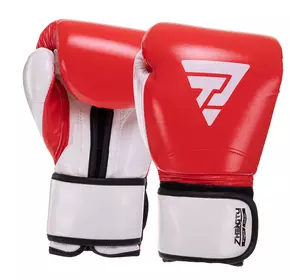 Перчатки боксерские Zhengtu BO-3781 FDSO  10oz Красно-белый (37508105)