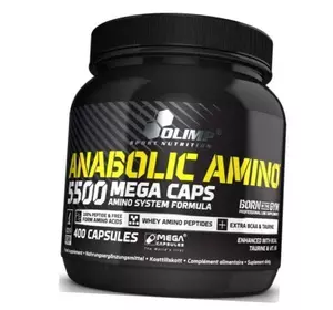 Комплекс Аминокислот для роста мышц, Anabolic Amino 5500, Olimp Nutrition  400капс (27283006)