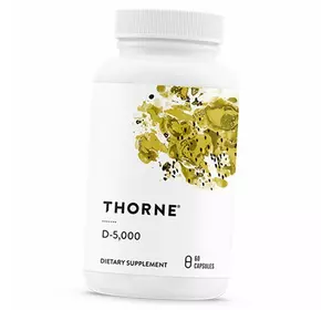 Витамин Д3, Vitamin D-5000, Thorne Research  60капс (36357057)