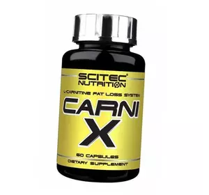 Л Карнитин Тартрат в капсулах, Carni-X, Scitec Nutrition  60капс (02087004)