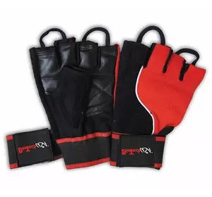 Перчатки для тяжелой атлетики Memphis1 BioTech (USA)  M Черно-красный (07084001)