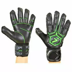 Перчатки вратарские с защитными вставками FB-905   9 Черно-зеленый (57429065)
