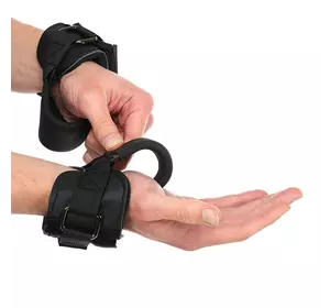Крюки для подтягивания и тяги на запястья Mini Lifting Hook B-11 Ezous   Черный (35636037)