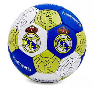 Мяч футбольный Real Madrid FB-0047-107 Ballonstar  №5 Бело-сине-желтый (57566102)