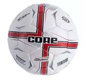 Мяч футбольный Challenger CR-022 Core  №5 Бело-красный (57568022)