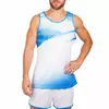 Форма для легкой атлетики мужская LD-8311 Lidong  L Бело-синий (60429517)