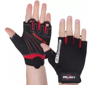 Перчатки для фитнеса SB-161568 Zelart  L Черный (07363062)