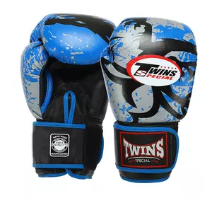 Перчатки боксерские TWN Tribal BO-9952 FDSO  14oz Сине-черный (37508205)