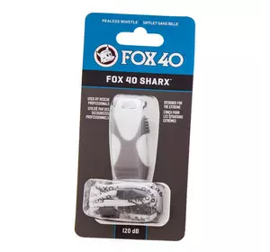 Свисток судейский Sharx Safety FOX40     Бело-серый (33508240)