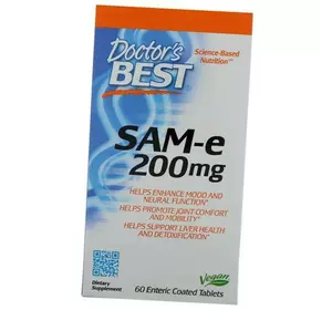 S-Аденозилметионин, SAM-e 200, Doctor's Best  60таб (72327001)
