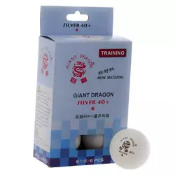Набор мячей для настольного тенниса Giant Dragon Silver MT-6562    Белый 6шт (60508456)