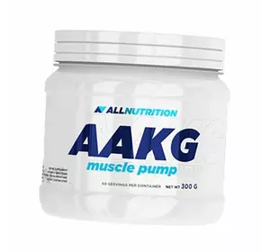 Добавка для пампинга, AAKG Muscle Pump, All Nutrition  300г Без вкуса (27003008)