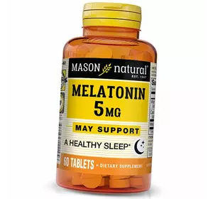 Мелатонин, Melatonin 5, Mason Natural  60таб (72529003)