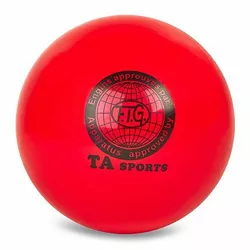Мяч для художественной гимнастики TA Sports BA-GB75 FDSO   Красный (60508023)