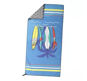 Полотенце для пляжа Surfboard Beach Towel T-SBT     Голубой (33508384)