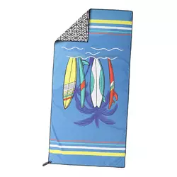 Полотенце для пляжа Surfboard Beach Towel T-SBT     Голубой (33508384)