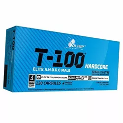 Тестостероновый бустер для мужчин, T-100 Hardcore, Olimp Nutrition  120капс (08283002)