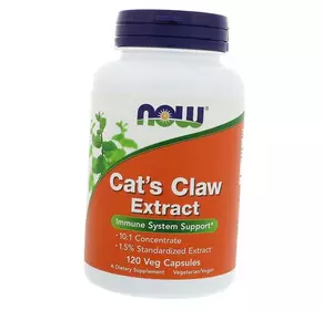Кошачий коготь экстракт, Cat's Claw Extract, Now Foods  120вегкапс (71128030)