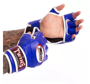 Перчатки для смешанных единоборств MMA GGL-6 Twins  XL Синий (37426165)