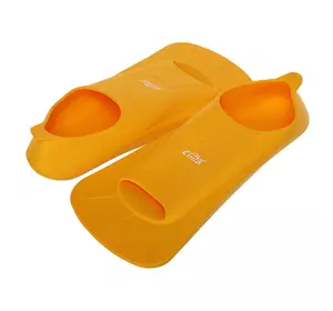 Ласты для тренировок в бассейне короткие с закрытой пяткой F002 Cima  S Желтый (60437056)