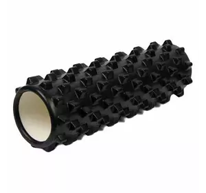 Роллер для йоги и пилатеса Rumble FI-4942 FDSO   45см Черный (33508029)