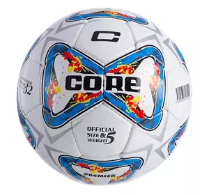 Мяч футбольный Premier CR-048 Core  №5 Бело-голубой (57568032)
