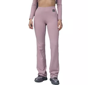 Женские брюки прямого кроя в рубчик E5 TotalFit  M Розовый (06399732)