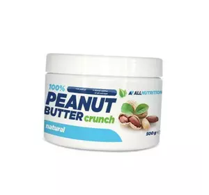 Арахисовая Паста, 100% Peanut Butter, All Nutrition  500г Хрустящий (05003001)