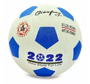Мяч резиновый Футбольный XK4280-01 FDSO   Бело-синий (59508077)