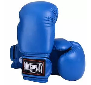 Боксерские перчатки 3004 Power Play  18oz Синий (37228004)