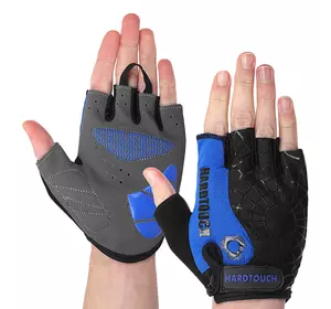 Перчатки для фитнеса FG-9525 Hard Touch  XL Черно-синий (07452016)